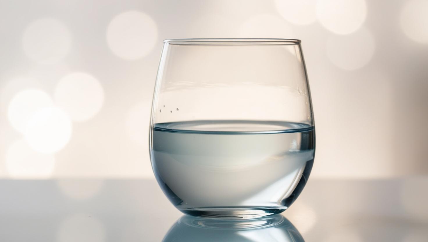 half glass water