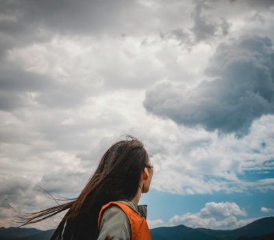 A lady is in process to become best self and thrive.